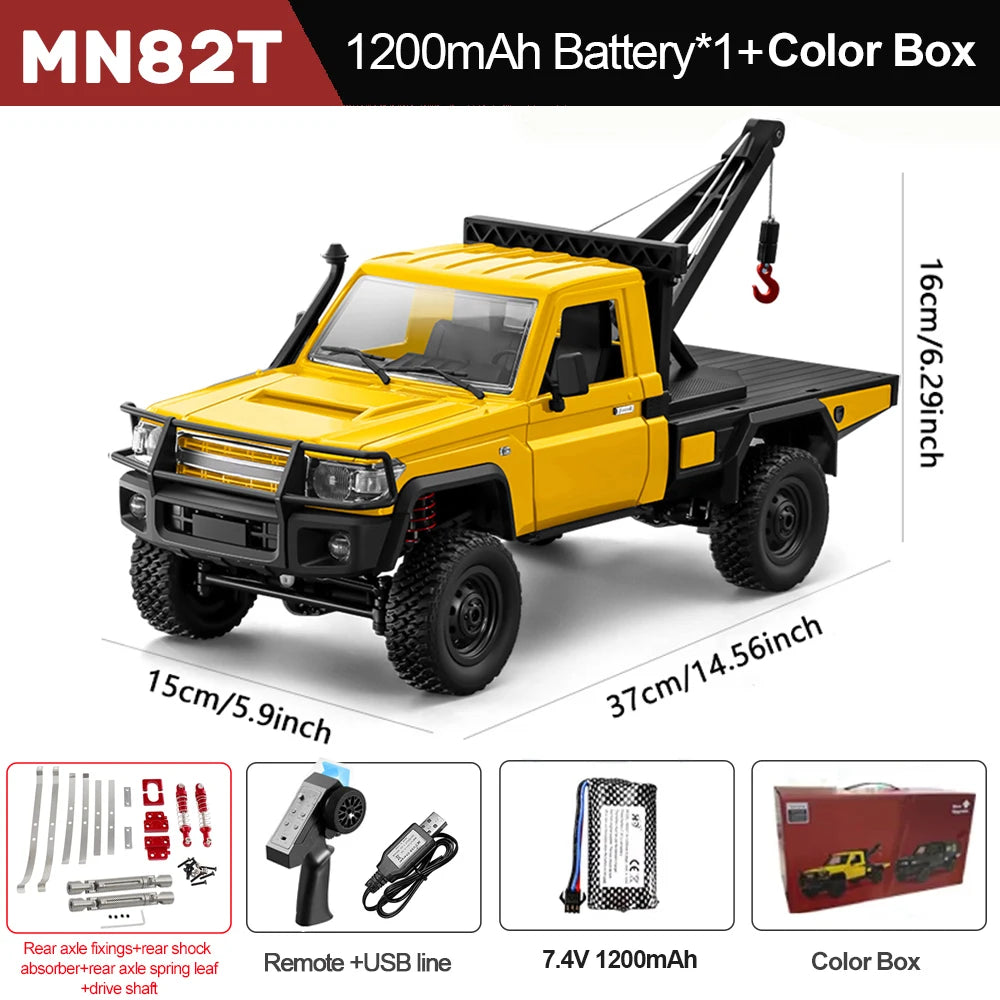 MN82T RC Crawler - All Terrain 4WD Remote Control Car YW-1131-861