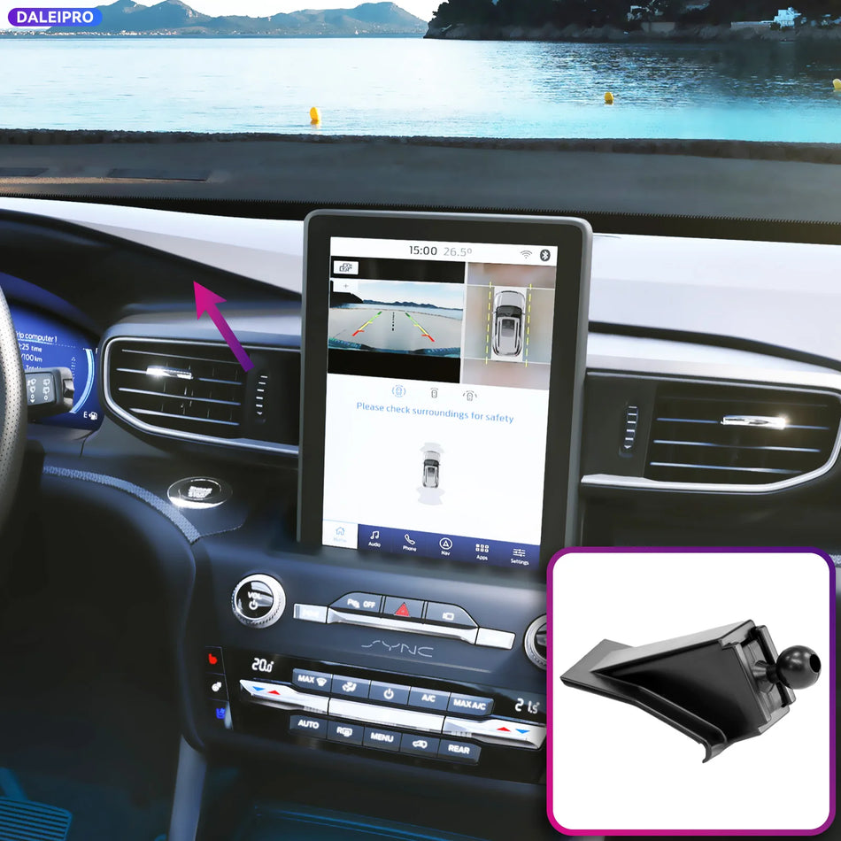 Telefonihoidja alus ABS ja 66W laadimisega Ford Explorer 2020-2022 jaoks