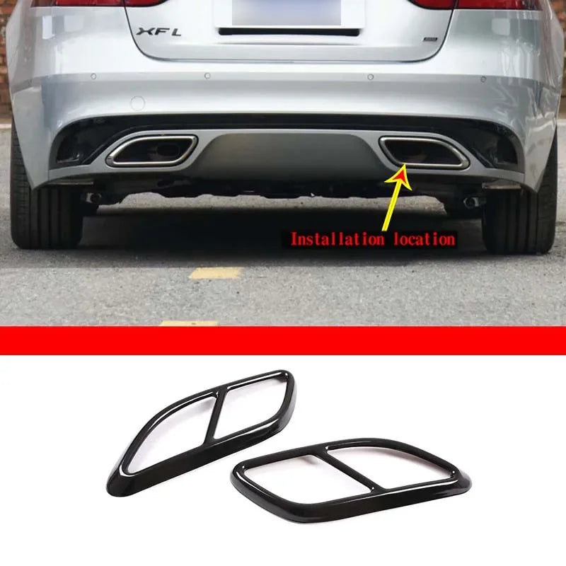 Rostfritt stål bakre trimram för 2021 Jaguar F Pace XFL