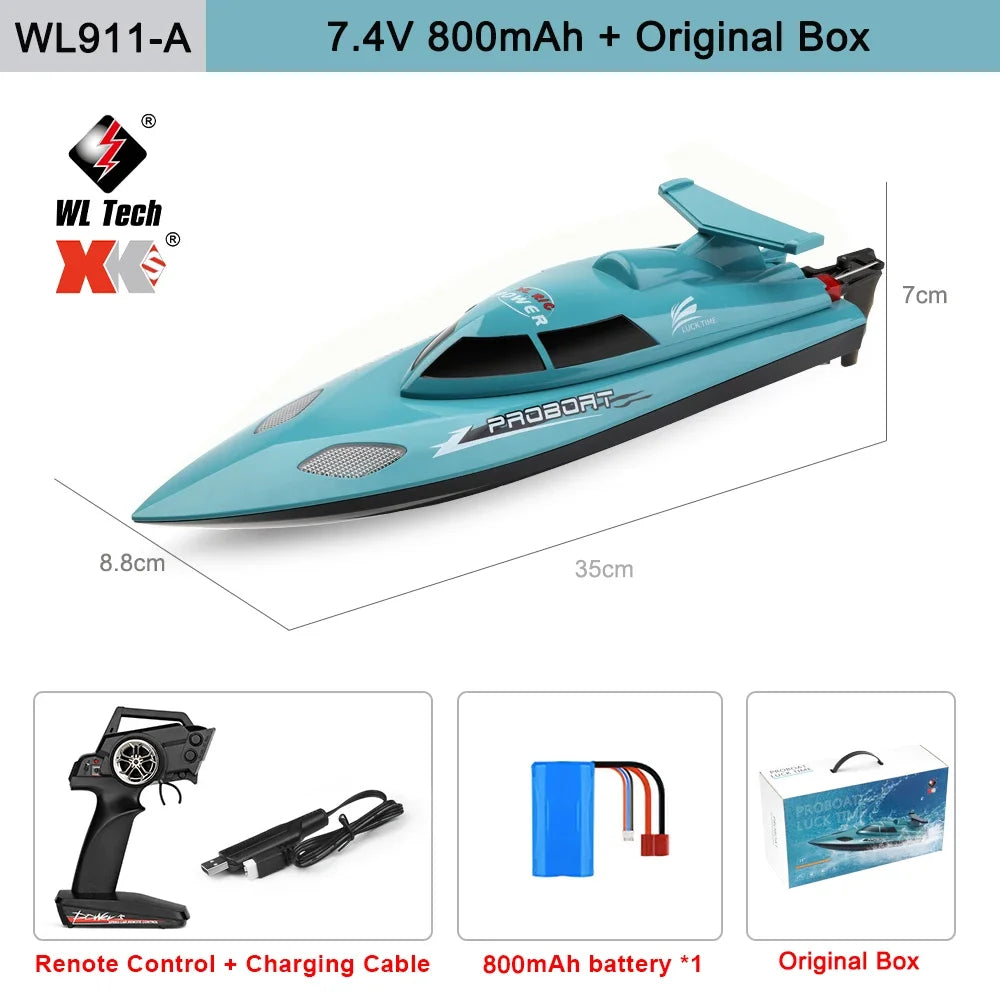 WL918 RC Speedboat &ndash; Ultra Fast Racing Power For All Ages WL911-A