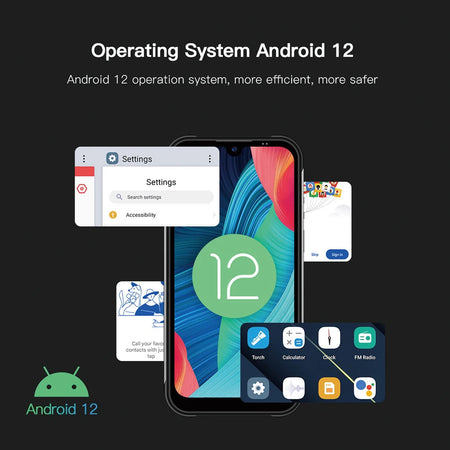 UNIWA W555 Global Version 4G NFC Smartphone &ndash; Android 12 OS