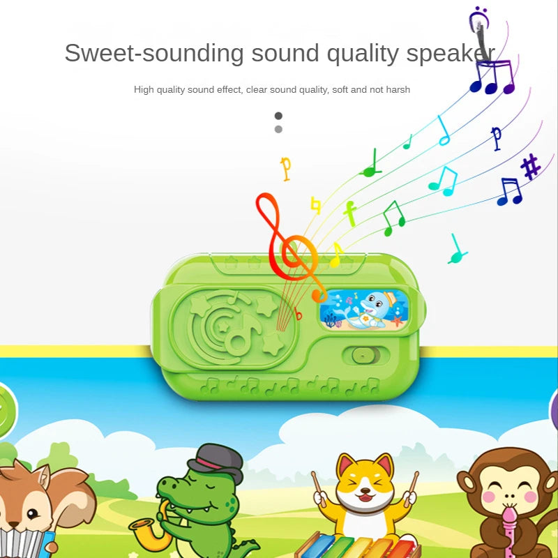 Musical Piano Mat 110x36cm &ndash; Educational Toddler Keyboard with 8 Instrument Sounds