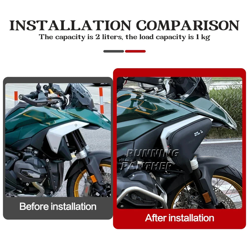 Kompakta radiatora vāciņa soma ūdensizturīgs neilons BMW R1300GS