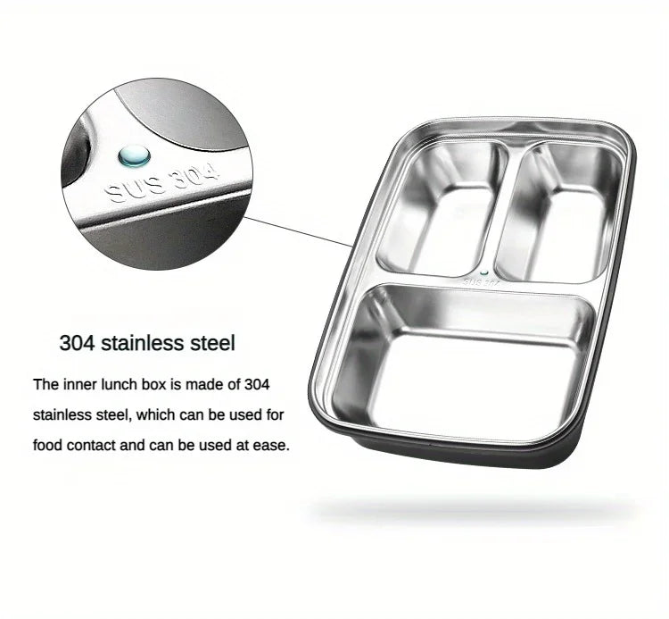 Leak-Proof Stainless Steel Lunch Box &ndash; Durable Design
