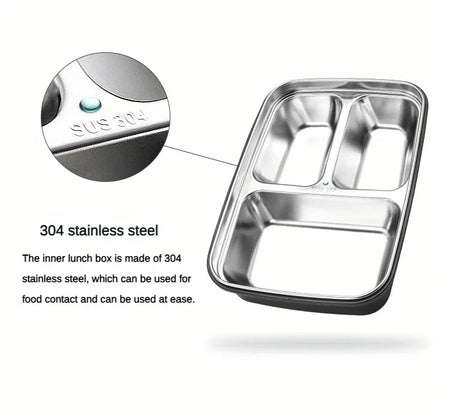 Leak-Proof Stainless Steel Lunch Box &ndash; Durable Design