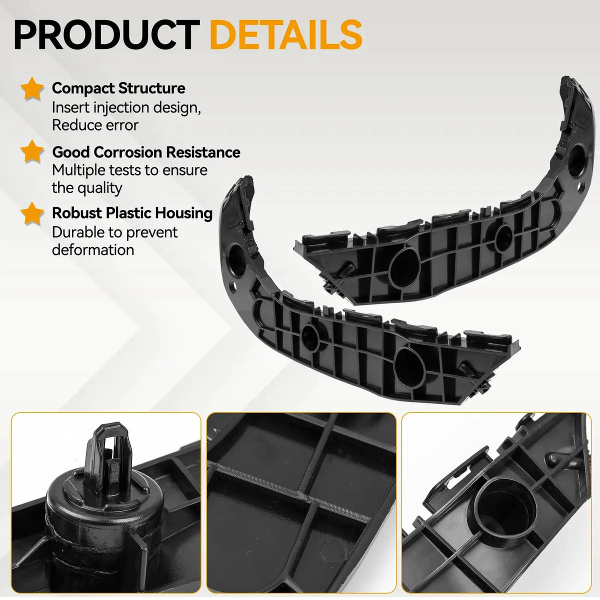 2Pcs Front Bumper Mounting Brackets TO1043126 TO1042126 for Toyota 4Runner 2014-2024, Left Right Driver Passenger Support by InterCyprus Trading Ltd