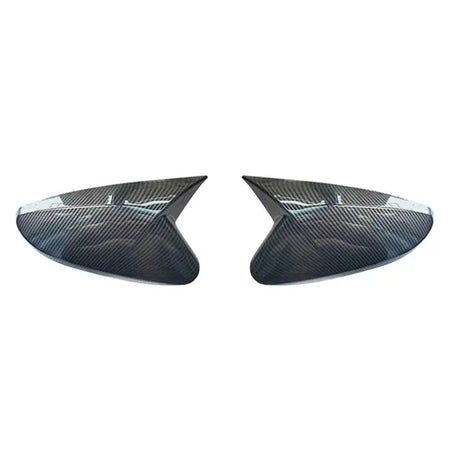 Carbon Fiber Mirror Cover for Veloster Elantra 2010 to 2017 Carbon fiber pattern