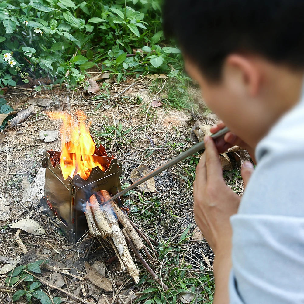 Tomshoo Titanium Stove &ndash; Portable Folding Wood Burner