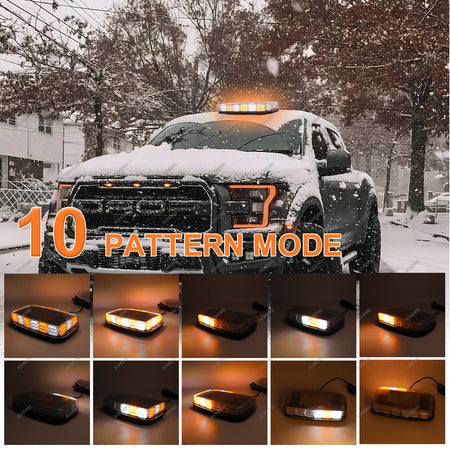 Magnetic Base LED Strobe Beacon Lights for Funeral Escort &amp; Vehicles