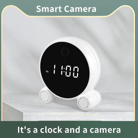 Tuya Wifi Alarm Clock Camera &ndash; HD Night Vision Motion Detection