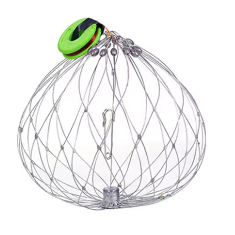 Durable Automatic Crab Trap - Steel Wire Fishing Net