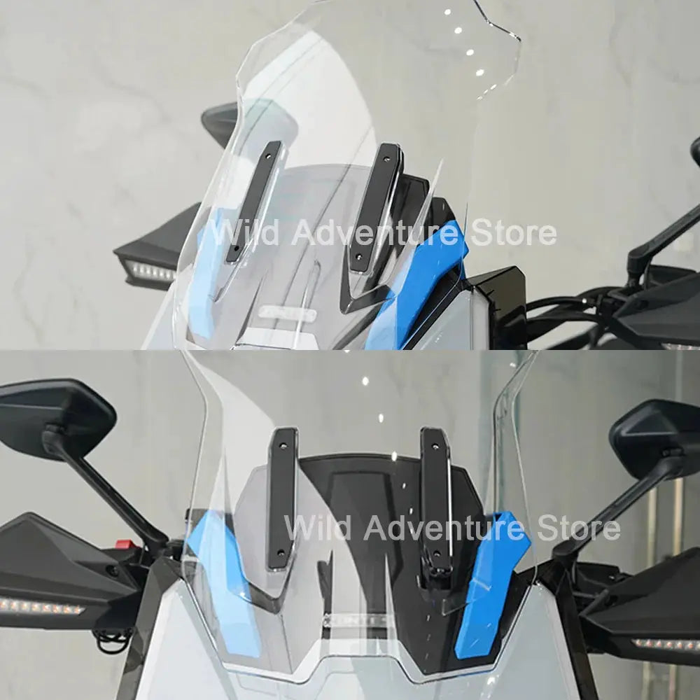 For ZONTES 703F 703 F Motorcycle Windshield Trim Strip ABS WindScreen Bracket For Zontes 703F All years Wind shield Accessories by InterCyprus Trading Ltd