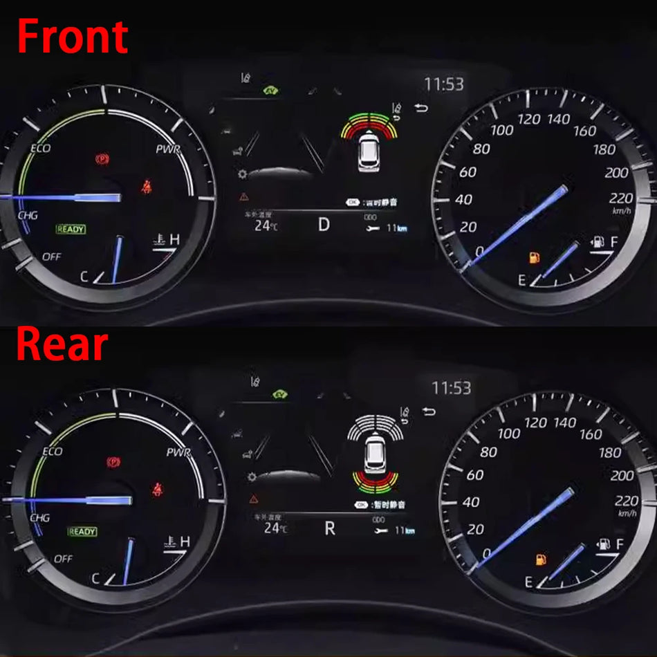 Σύστημα Σένσορα Στάθμευσης με Συναγερμό για Toyota Harrier XU80 και Venza XU80, Εμπρός και Πίσω