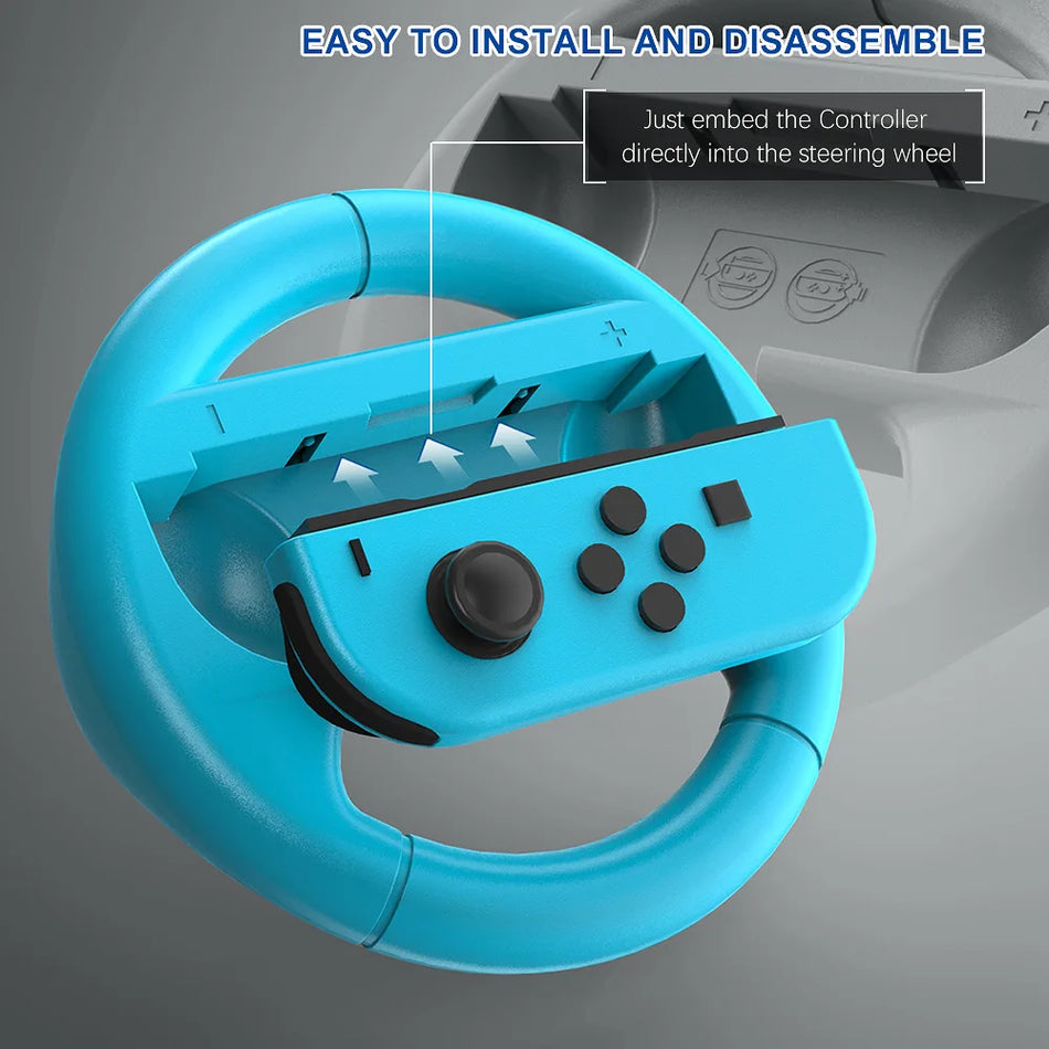 SL &amp; SR Racing Games Accessory Switch Joy Con Controller Grip Steering Wheel &ndash; Enhanced Gaming Control for Nintendo Switch OLED