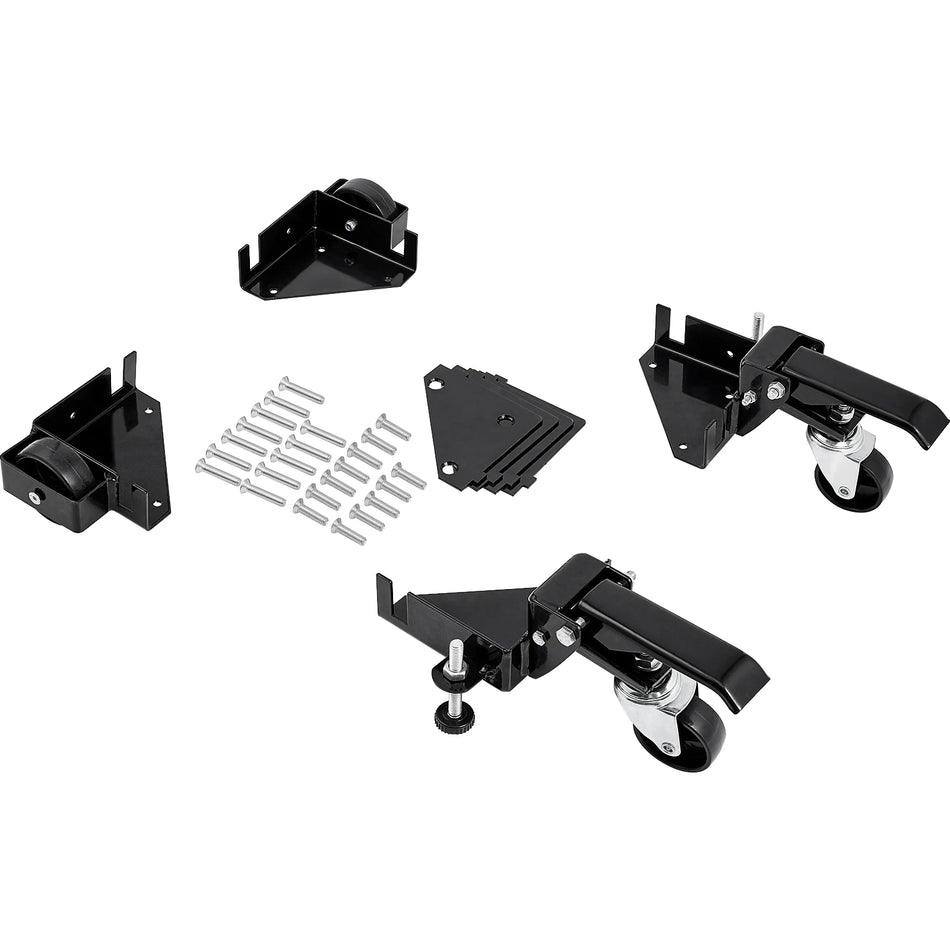 400 Λίβρες Ψυγείο Ρυθμιζόμενη Βάση Περιστρεφόμενους Τροχούς