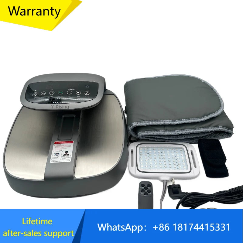 Terahertz masážní přístroj na nohy červené modré světlo 2 v 1 lázně