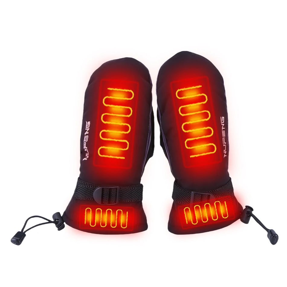 Luvas Elétricas Aquecidas APWIKOGER Impermeáveis 3 Níveis de Temperatura