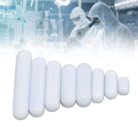 PTFE Magnetic Stir Bar Set 10mm-40mm &ndash; Erosion Resistant