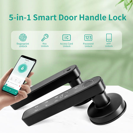 Tuya Smart Door Lock Handle