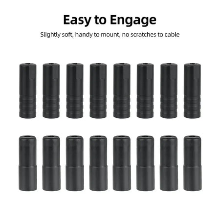 Deemount 20/500Pcs Plastic Brake Cable Housing End Caps &ndash; Durable Weather-Resistant Protection