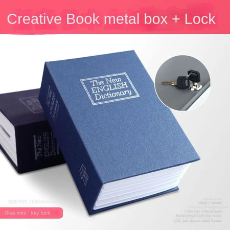 Dictionary Hollow Book Safe &ndash; Discreet Safe For Valuables Blue