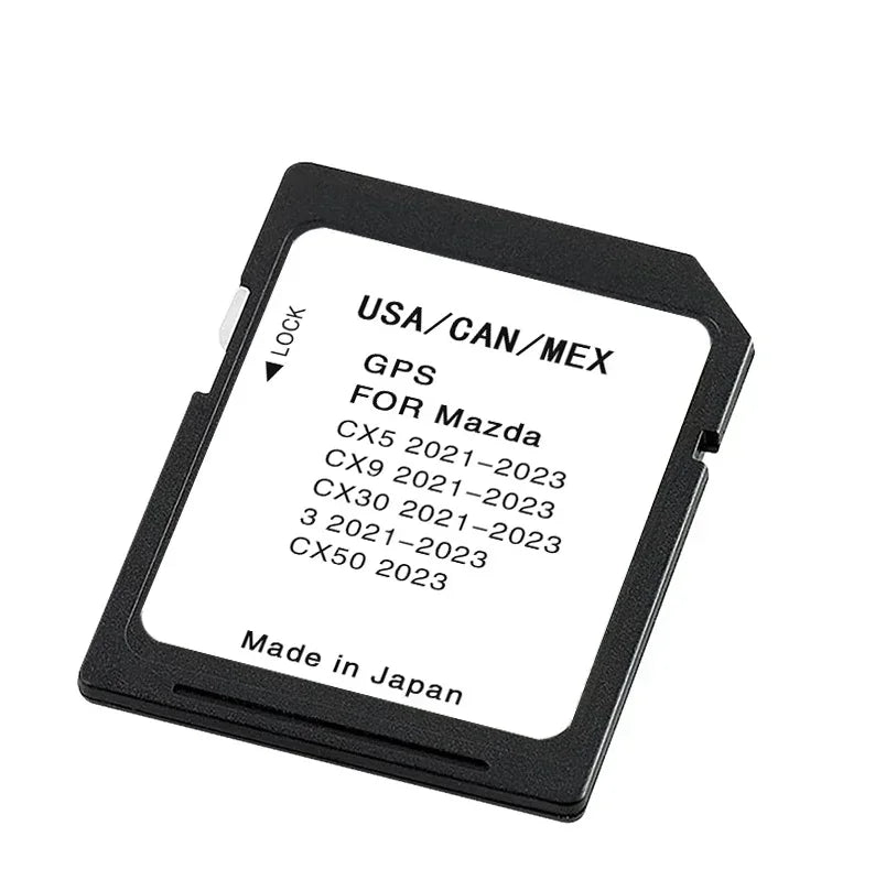 USA/CAN/MEX 2022 16GB Navigation Maps Card &ndash; For Mazda GPS
