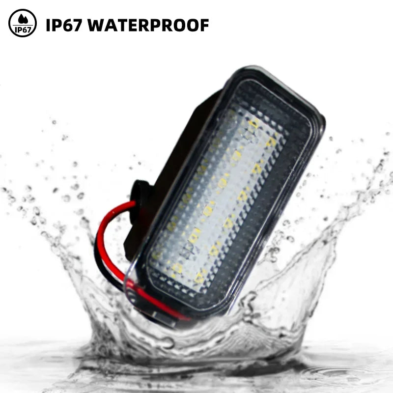 Ford LED License Plate Light 12V 2 Pack ABS Plastic