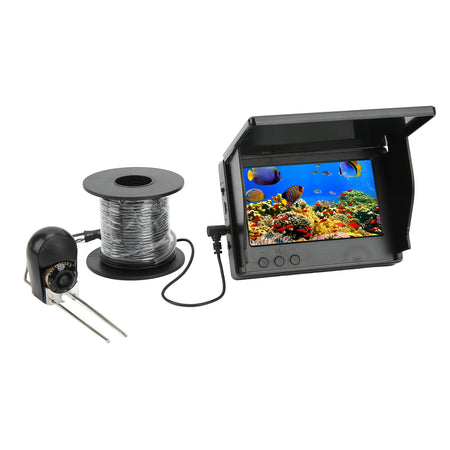 12V 5&quot; Underwater Fishing Camera with HD IPS Monitor &amp; Waterproof Design