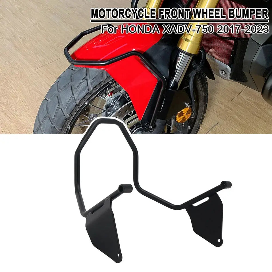 Motorcycle Front Wheel Bumper Guard Frame Protector Crash Bar Mudguard Fender For Honda XADV750 X ADV 750 X-ADV 750 2017-2023 by InterCyprus Trading Ltd