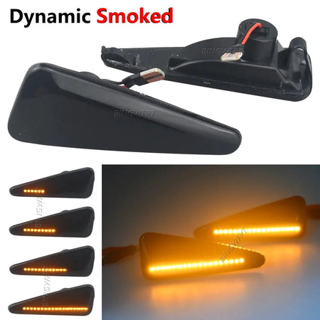 2PCS Dynamic LED Side Marker Light Turn Signal Blinker Lamp For Dacia Logan Sandero I Renault Symbol MK2 Thalia 2008-2012 by InterCyprus Trading Ltd