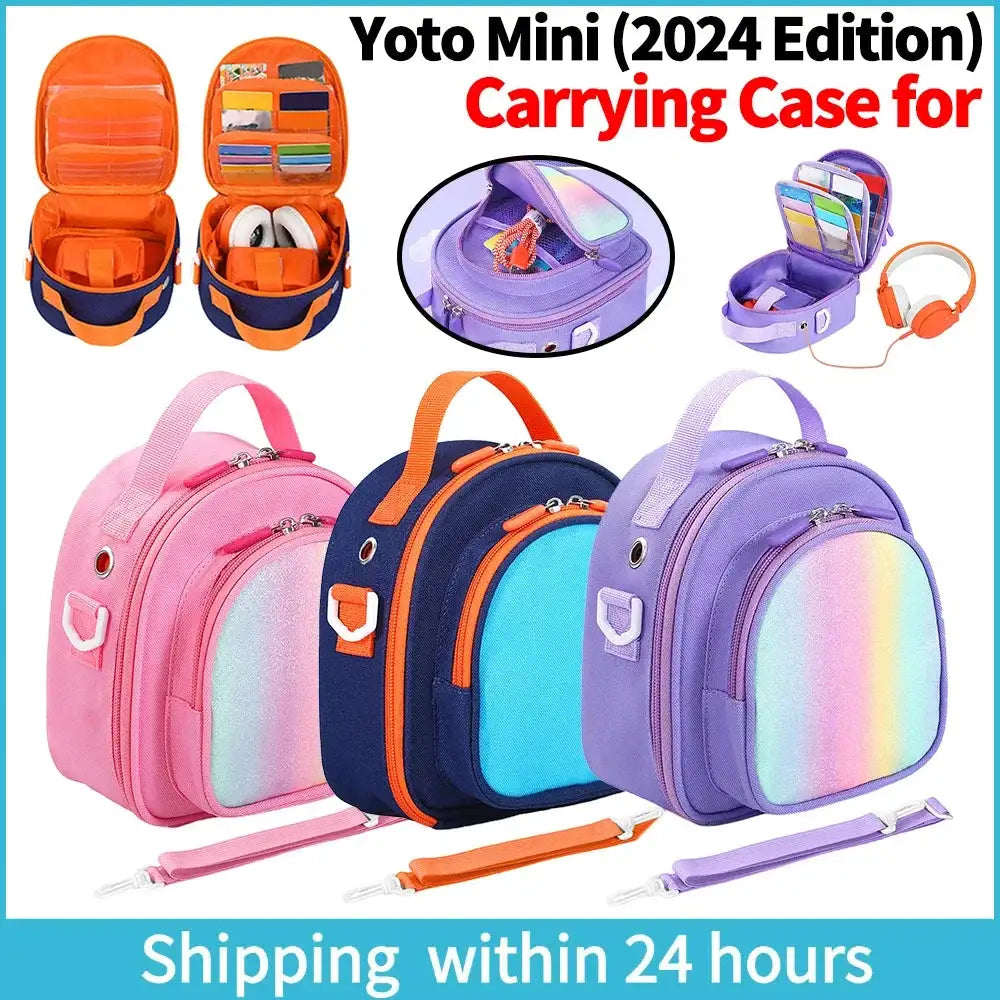 Hard Leather Case For Yoto Mini Music Player Card Storage