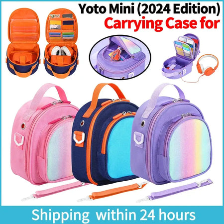 Hard Leather Case For Yoto Mini Music Player Card Storage