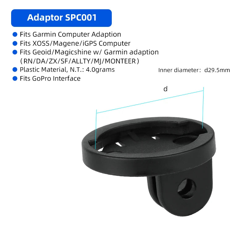 DEEMOUNT MTB Road Bike Mount Holder &ndash; Versatile Handlebar and Helmet Compatibility SPC001 / CHINA