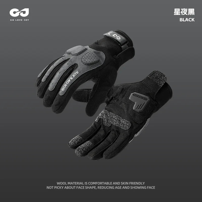 Summer Breathable Touch Screen Motorcycle Gloves for Men and Women