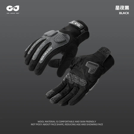 Summer Breathable Touch Screen Motorcycle Gloves for Men and Women