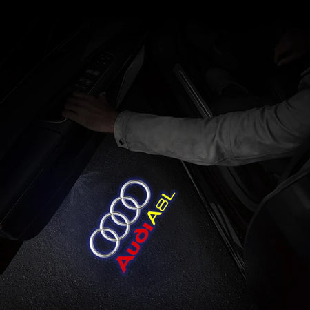 Car Door Logo Led Welcome Light For Audi - Ultra Bright AUDI A8L / 2pcs