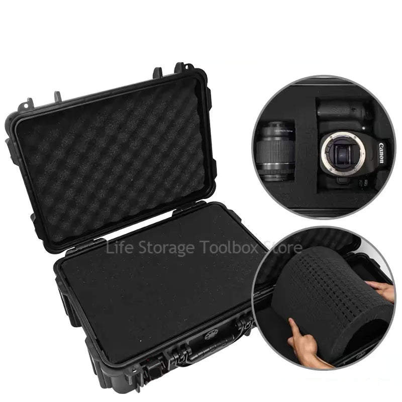 ABS Plastic Hard Carry Case Tool Box &ndash; Shockproof Storage