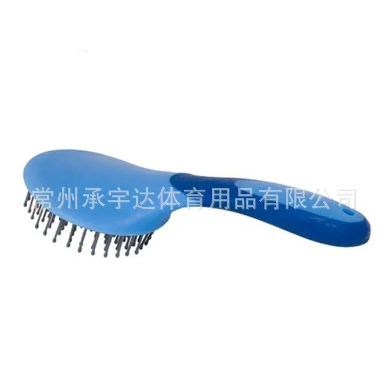 Horse Mane And Tail Grooming Brush &ndash; Round Soft Rubber Grip