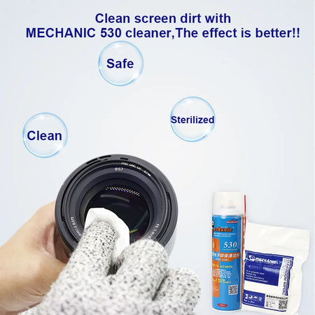 MECHANIC HK4090 4inch Dust Cleaning Cloth &ndash; Precision Dust-Free Screen Cleaning