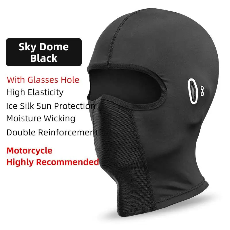 ESLNFC Half Face Cycling Mask - Comfortable Ice Silk Balaclava for Breathable Protection D