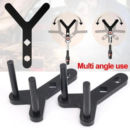 Durable Manganese Steel Car Lower Control Arm Removal Tool with Pry Bar Adapter for Easy Disassembly