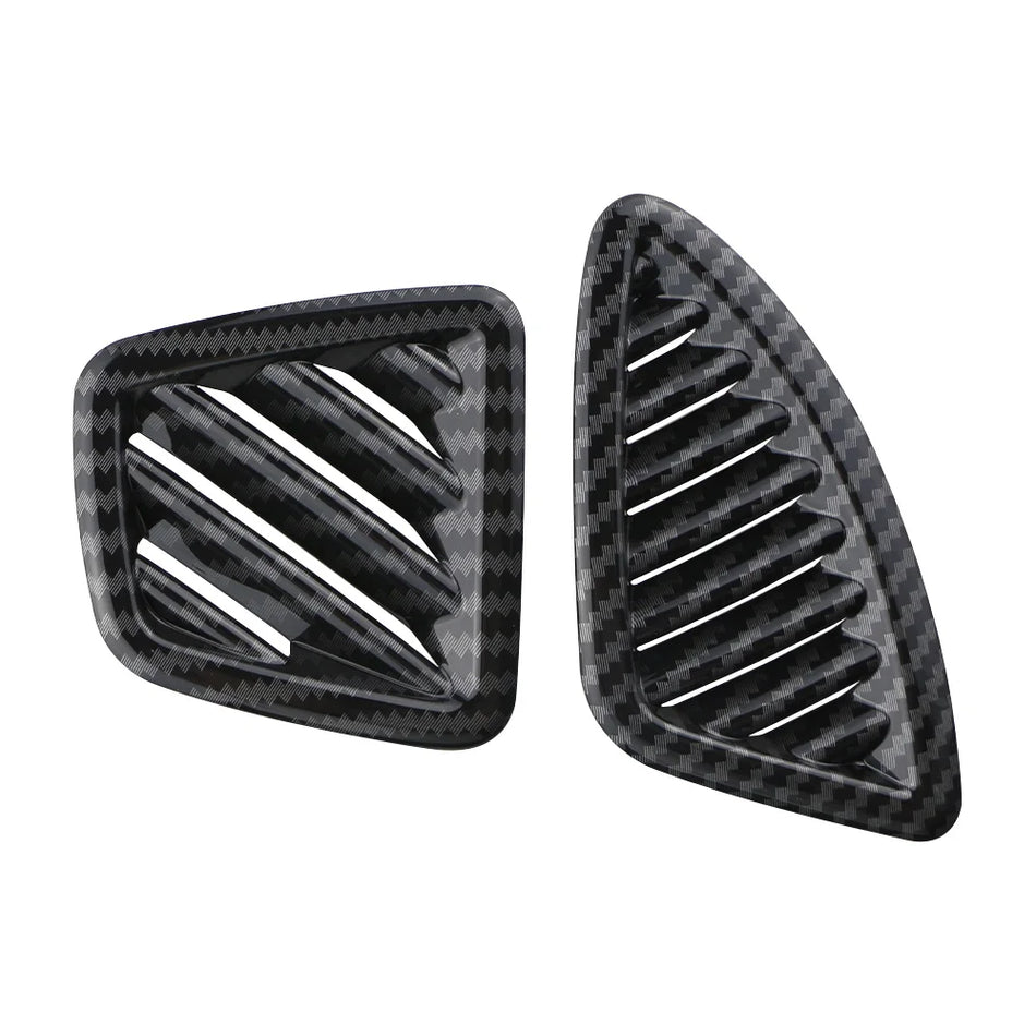 Capa de Acabamento da Ventilação do Painel para Kia Sportage NQ5 2022-2024, Acabamento em Fibra de Carbono, LHD