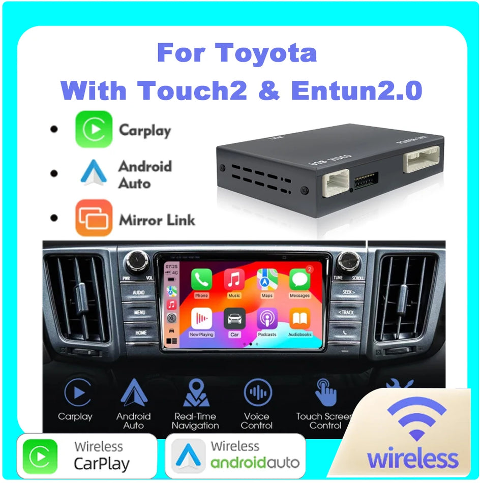 Κιτ Αναβάθμισης Οθόνης Toyota Camry με Wireless CarPlay, Android Auto