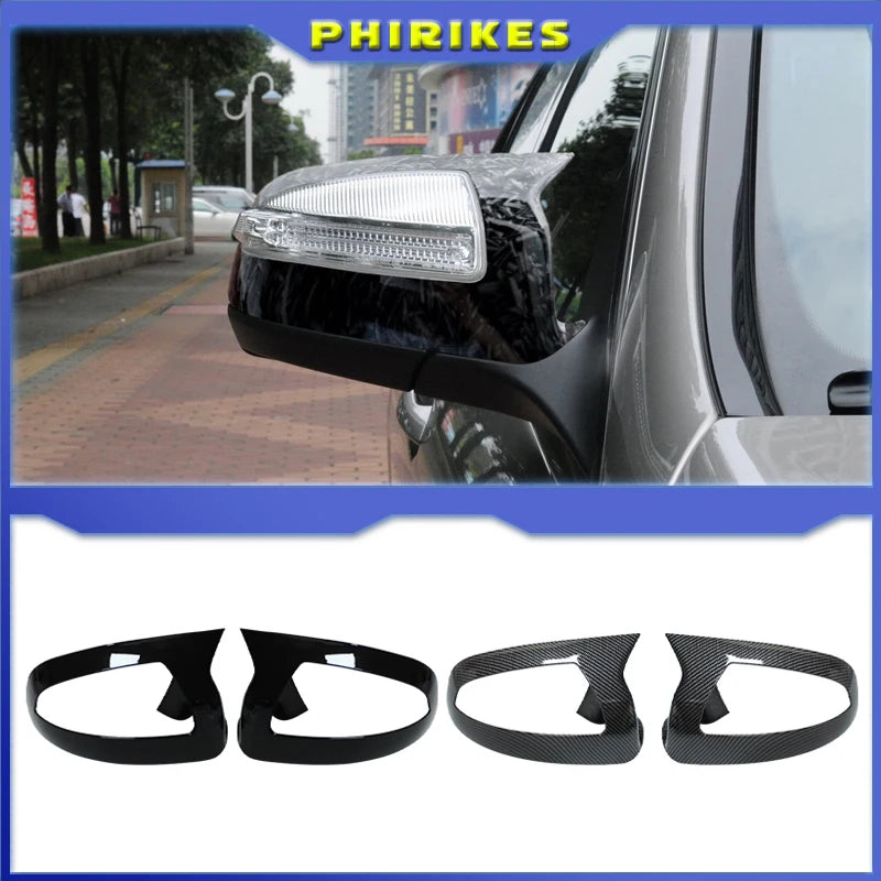 Mercedes Juodas Anglies Veidrodžio Dangtelis C Klasės W204 S204