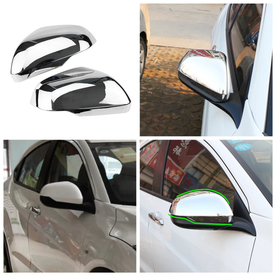 Copertura specchio per Honda HR-V 2014-2020 in ABS cromo set di 2 accessori esterni durevoli