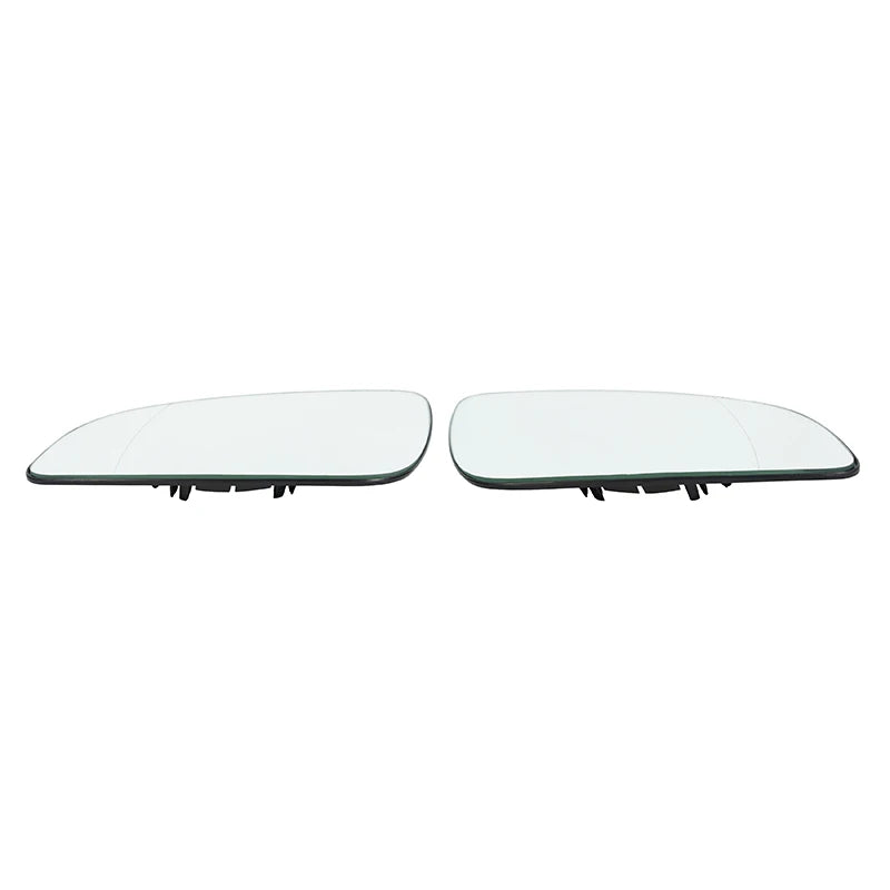 Rear View Mirror Lens for Opel Astra H Heated White Convex Glass ABS Plastic Replacement