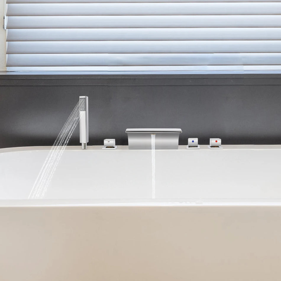 Bateria Wodospadowa Akcesoria do Wanny – Gładki Przepływ Wody