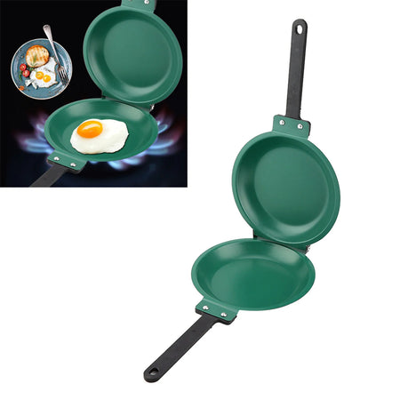 Double Side Titanium Steel Frying Pan &ndash; Nonstick Surface