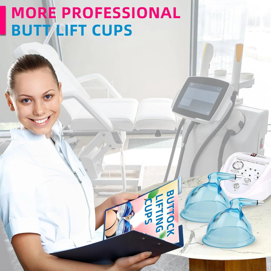 Colombian Buttocks Cups XXL With Y Hose &ndash; Vacuum Therapy