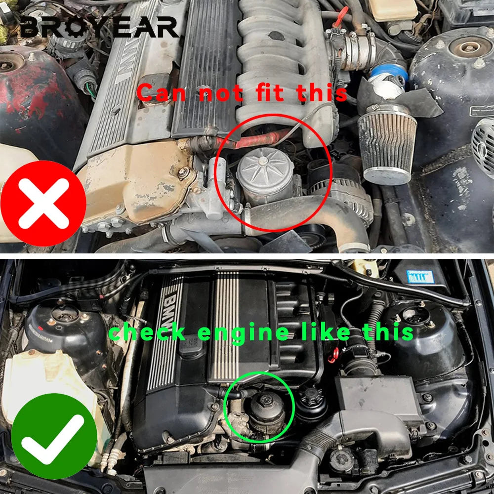 Engine Oil Cooler Adapter Aluminum for BMW E46 E36 E39 E60 E61 by InterCyprus Trading Ltd
